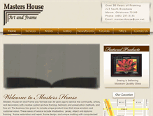 Tablet Screenshot of mastershouse.com